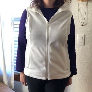 Columbia sleeveless fleece vest size large